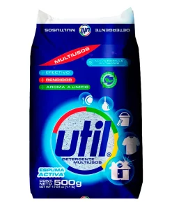 Detergente en Polvo Util Multiusos 500 GRS